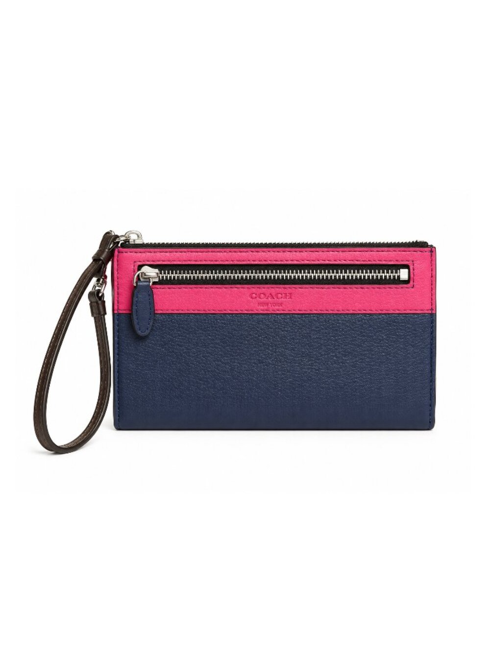 Coach Legacy Colorblock Zippy Wristlet Wallet, New - Picture 12 of 15